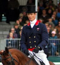 William Fox Pitt competing in Dressage at Burghley September 2009