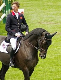 Ben Maher at Tripple X, parade de la Coupe des Nations de La Baule (17 May 2013)